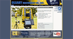 Desktop Screenshot of clearymachinery.com