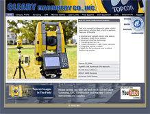 Tablet Screenshot of clearymachinery.com